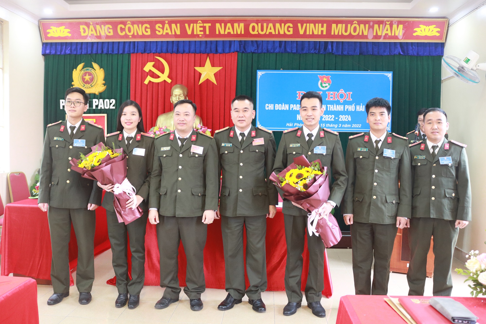 Đại hội Chi đoàn Phòng An ninh nội địa - CATP: Đại hội Chi đoàn nhiệm kỳ 2022-2024